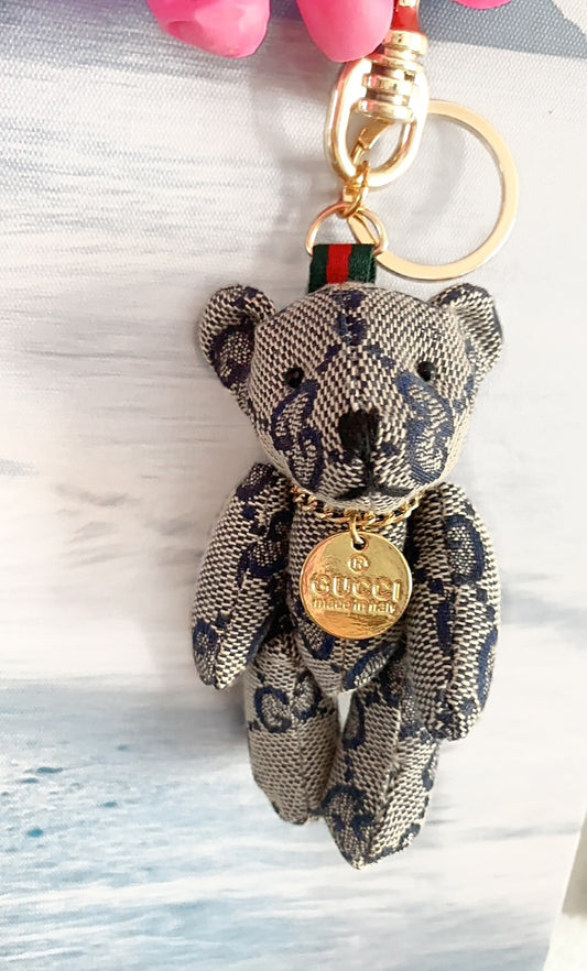 Adorable Signature Bear Keychain