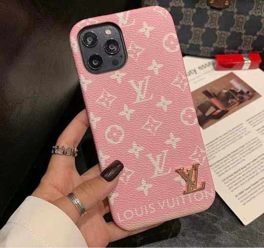 Pink lux iPhone case